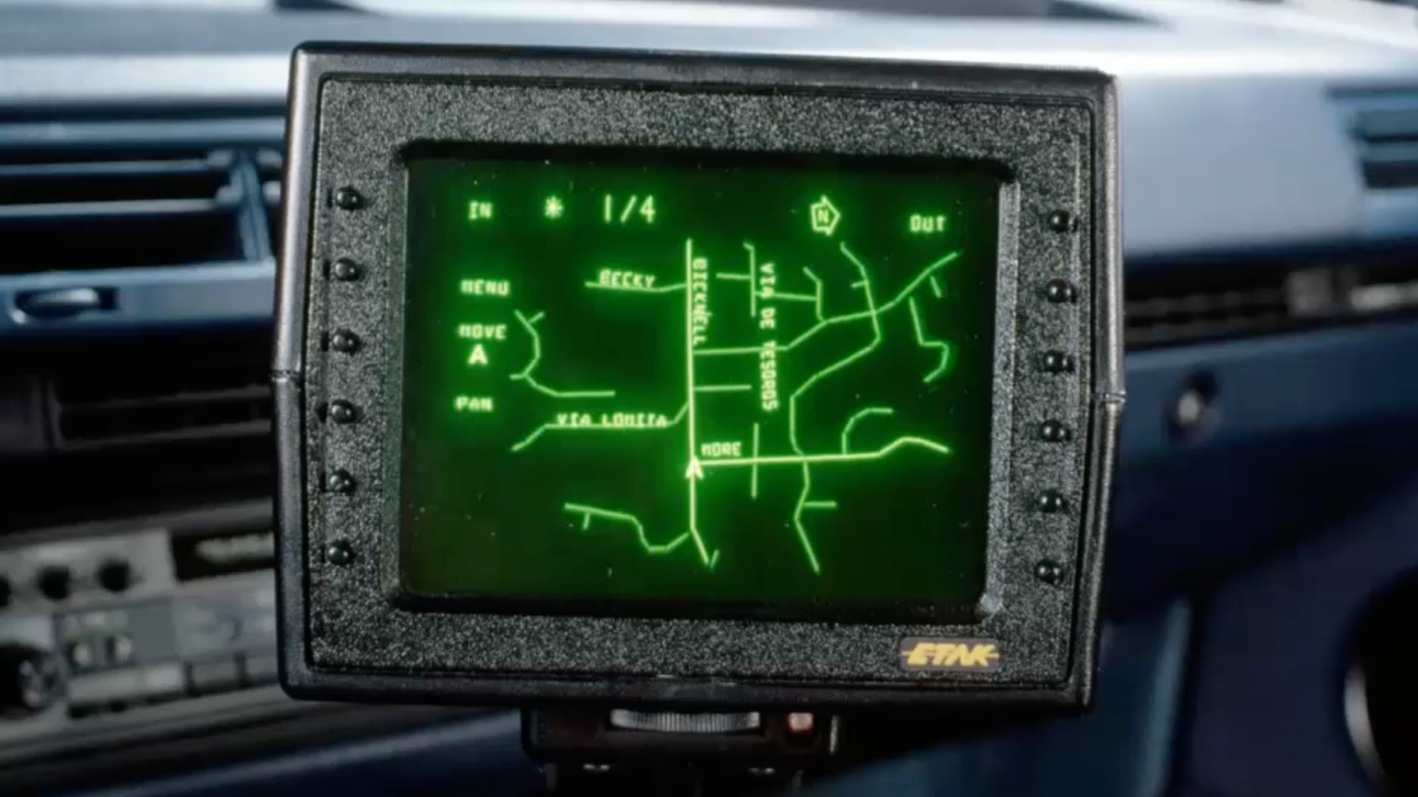 Map Happenings details the story of the Etak Navigator , the world's first practical vehicle navigation system