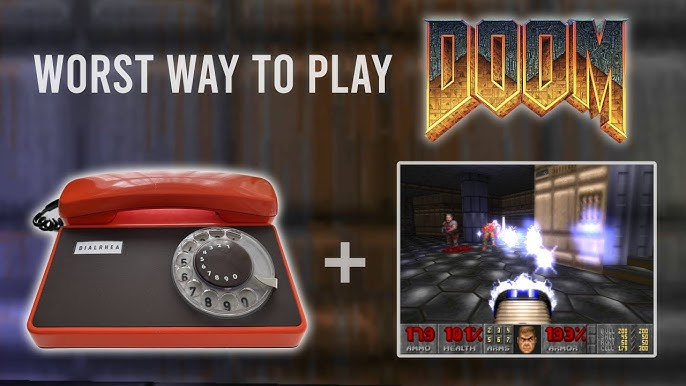 The Dialrhea project is a playful hack where a rotary phone is repurposed as a Bluetooth controller for playing the classic game Doom.