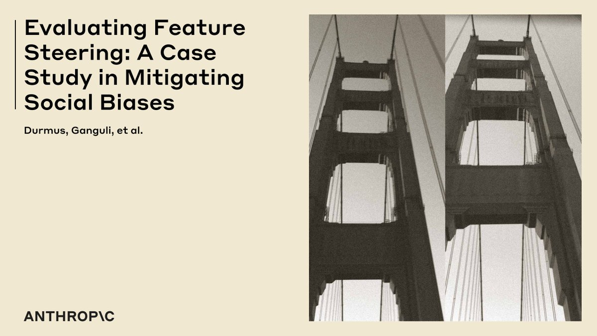 Anthropic’s research on feature steering investigates modifying specific features within large language models to influence outputs, aiming to mitigate social biases.