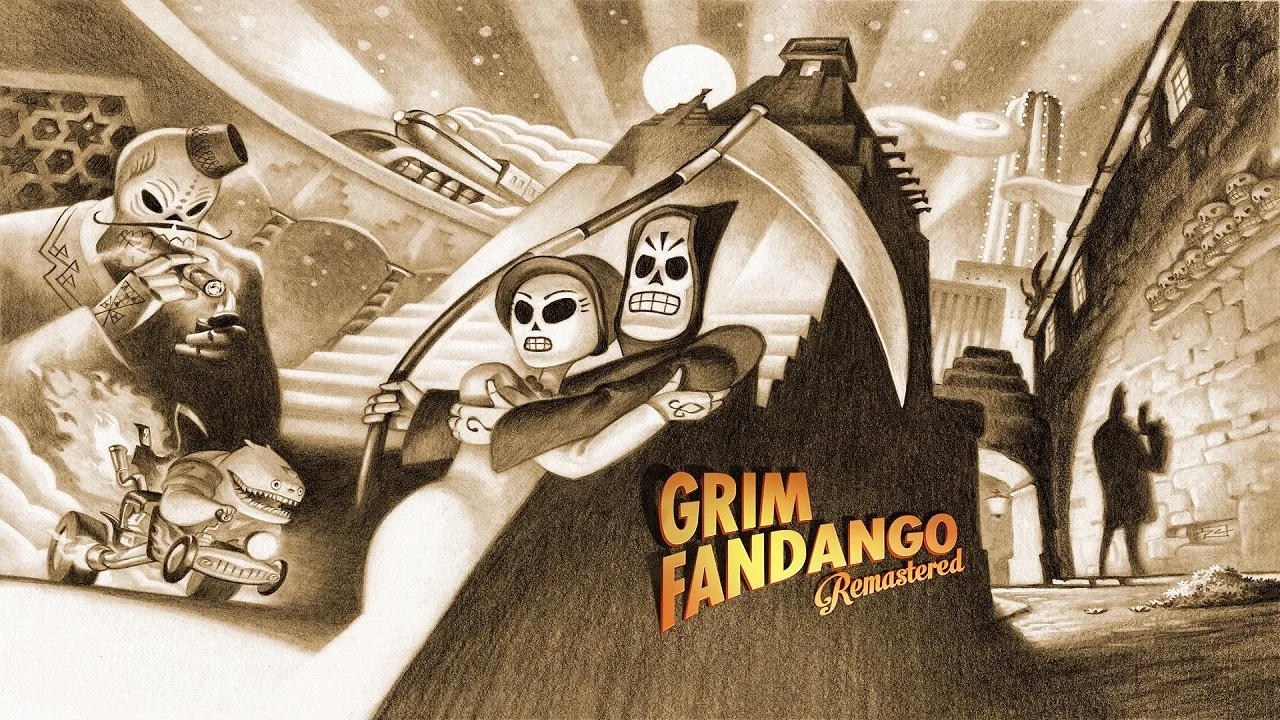 Grim Fandango was a pioneering adventure game developed by LucasArts, blending Mexican folklore and film noir aesthetics in a unique 3D environment.
