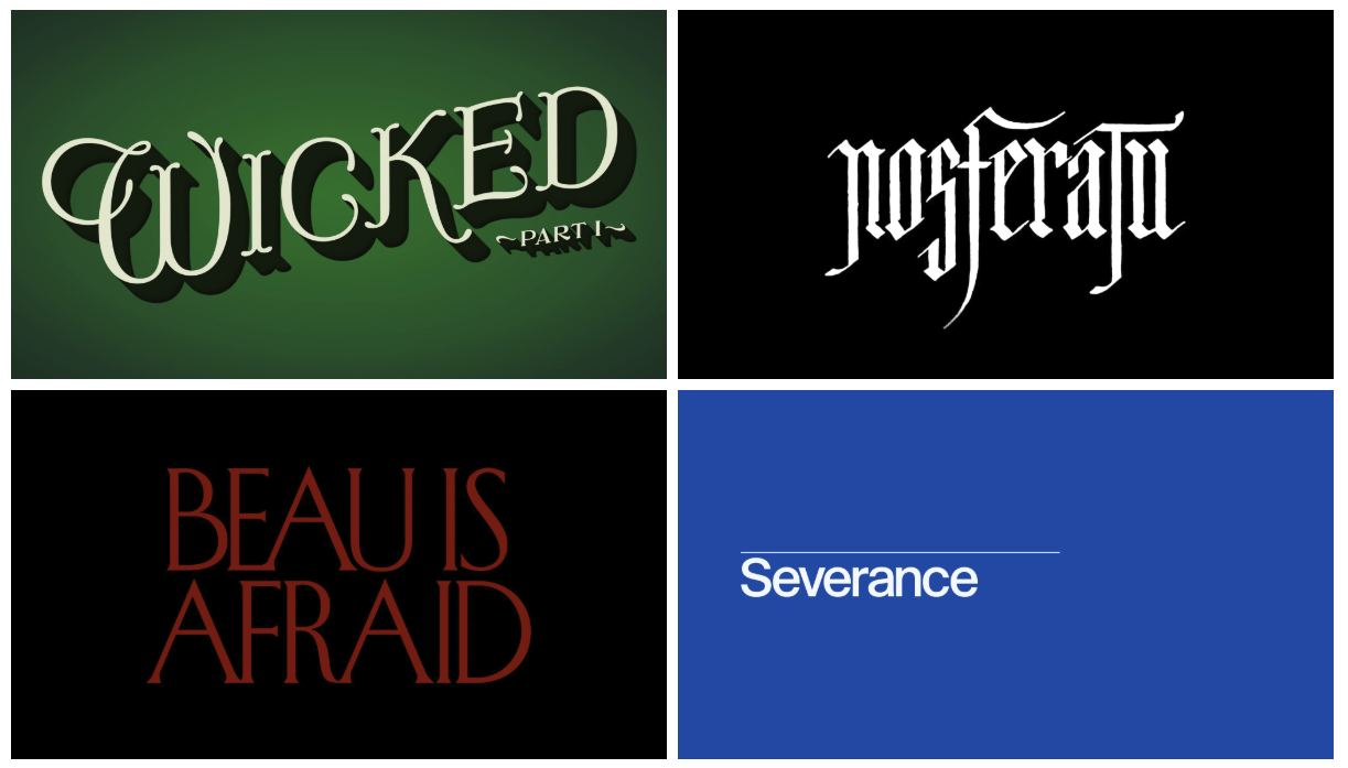 The New York Times article profiles Teddy Blanks , a designer renowned for creating distinctive typefaces for film title sequences