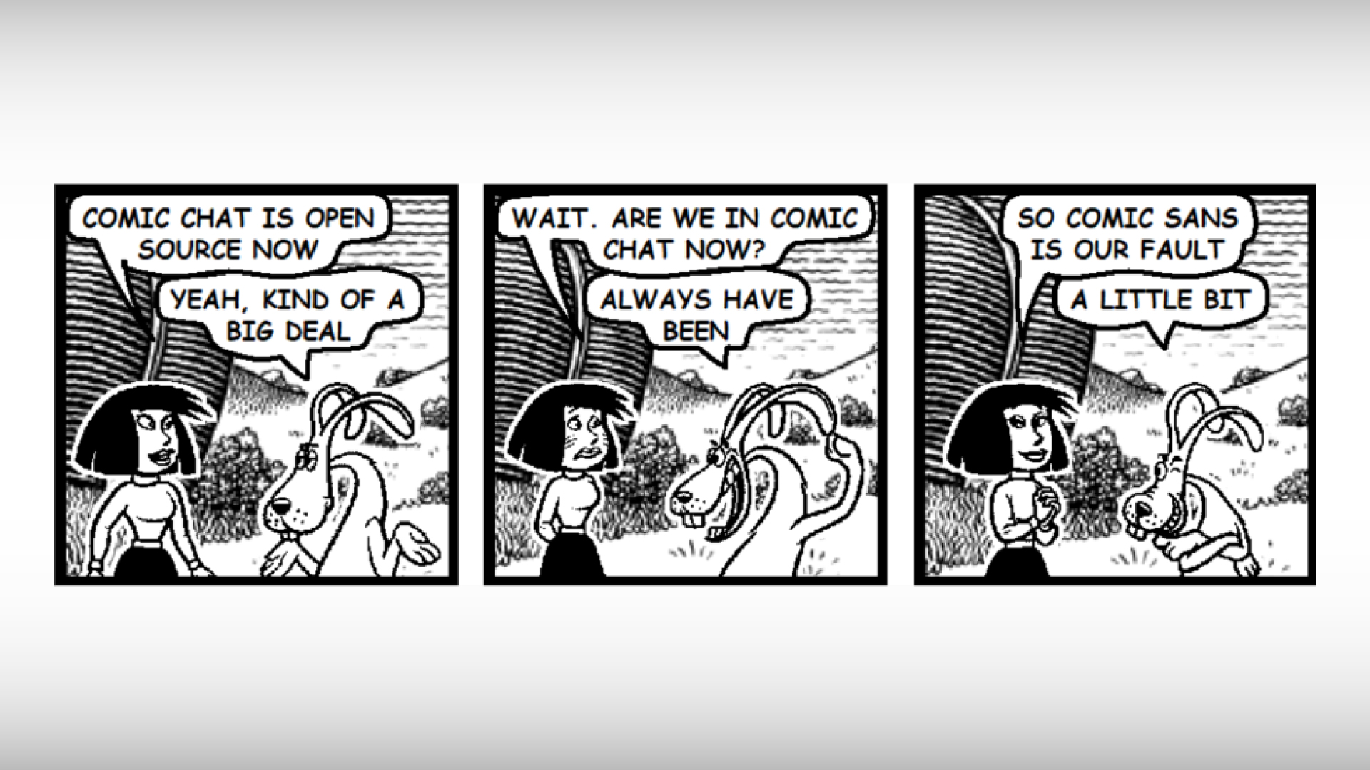 Microsoft Comic Chat, its 1996 Internet Relay Chat (IRC) client, is now open source